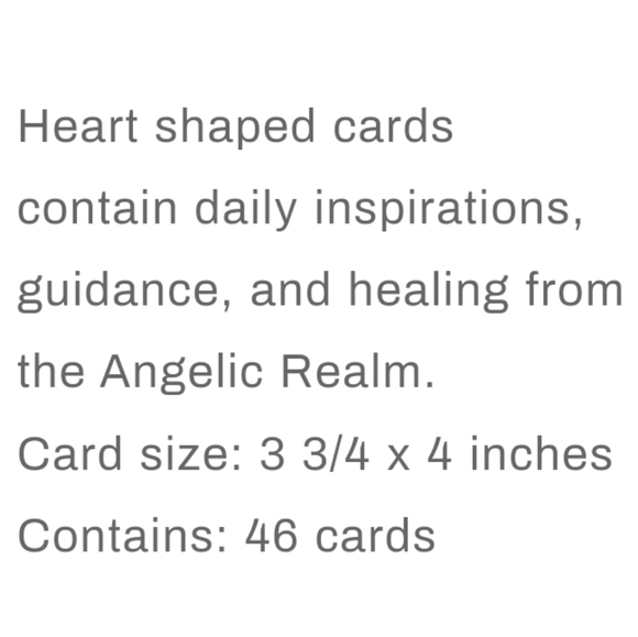 Guardian Angels Cards~Loving Messages from the Angels~46 Heart Shaped Cards NEW! - Picture 3 of 13